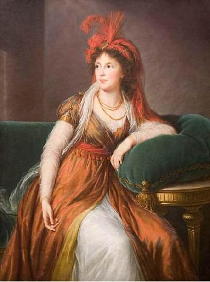 elisabeth vigee-lebrun Portrait of Princess Galitzin